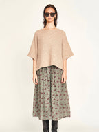Mirth Fez Boucle Top in Graham Cracker