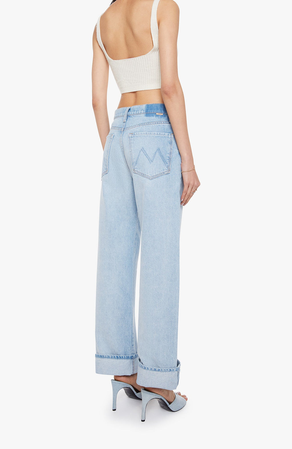 Mother Denim The Dodger Button Hover Cuff - I Could Care Less