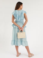 Carla Skirt In Denim Blue