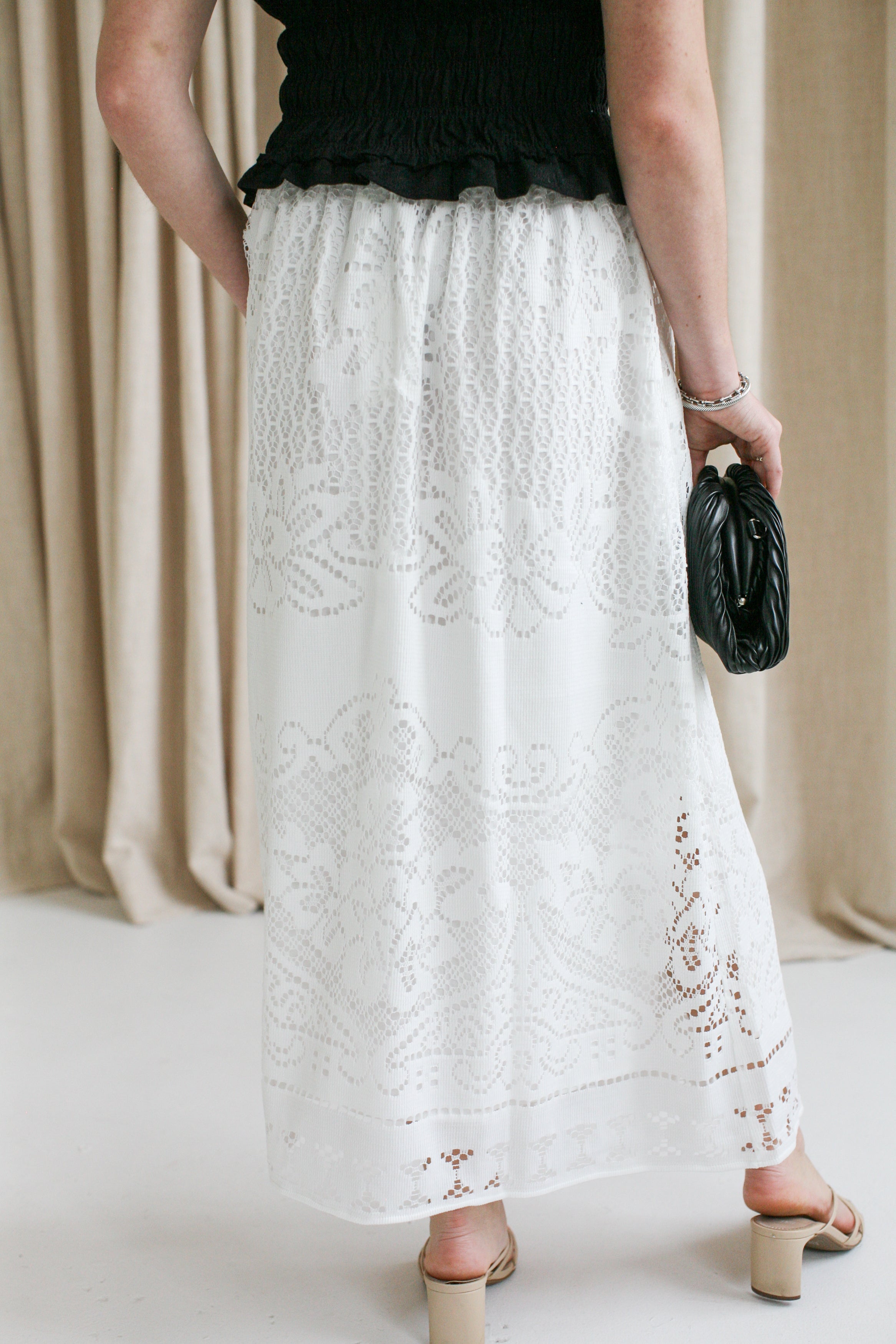 Crochet Midi Skirt