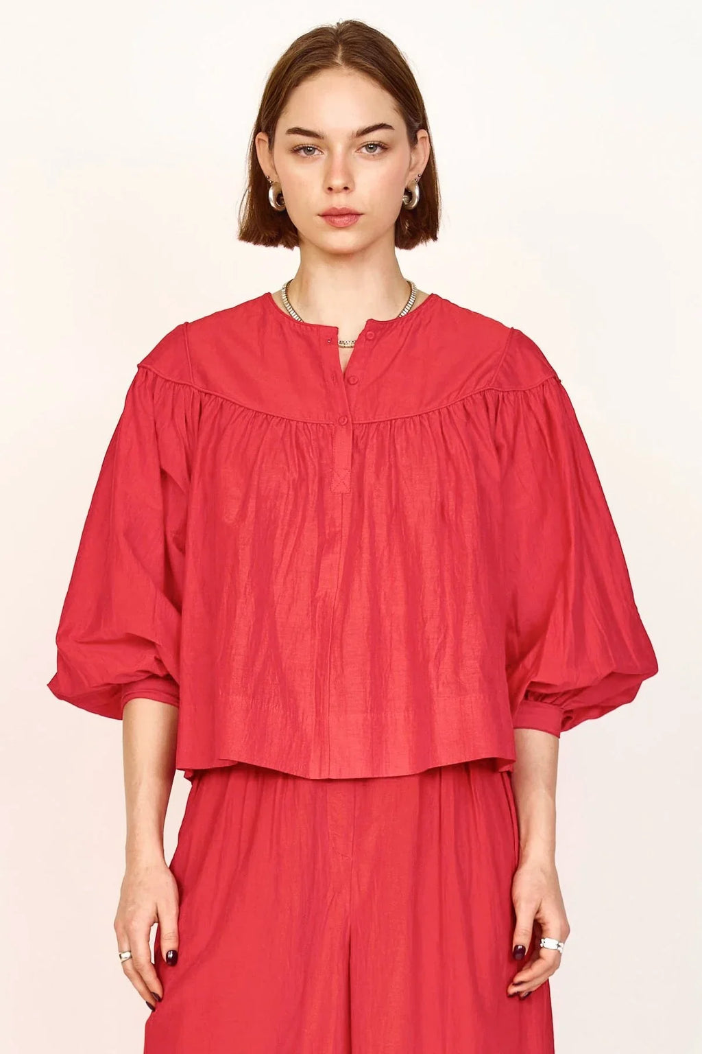Mirth Oslo Blouse Red