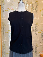 Mel Button Front Knit Vest