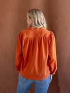 Felicity Rust Blouse