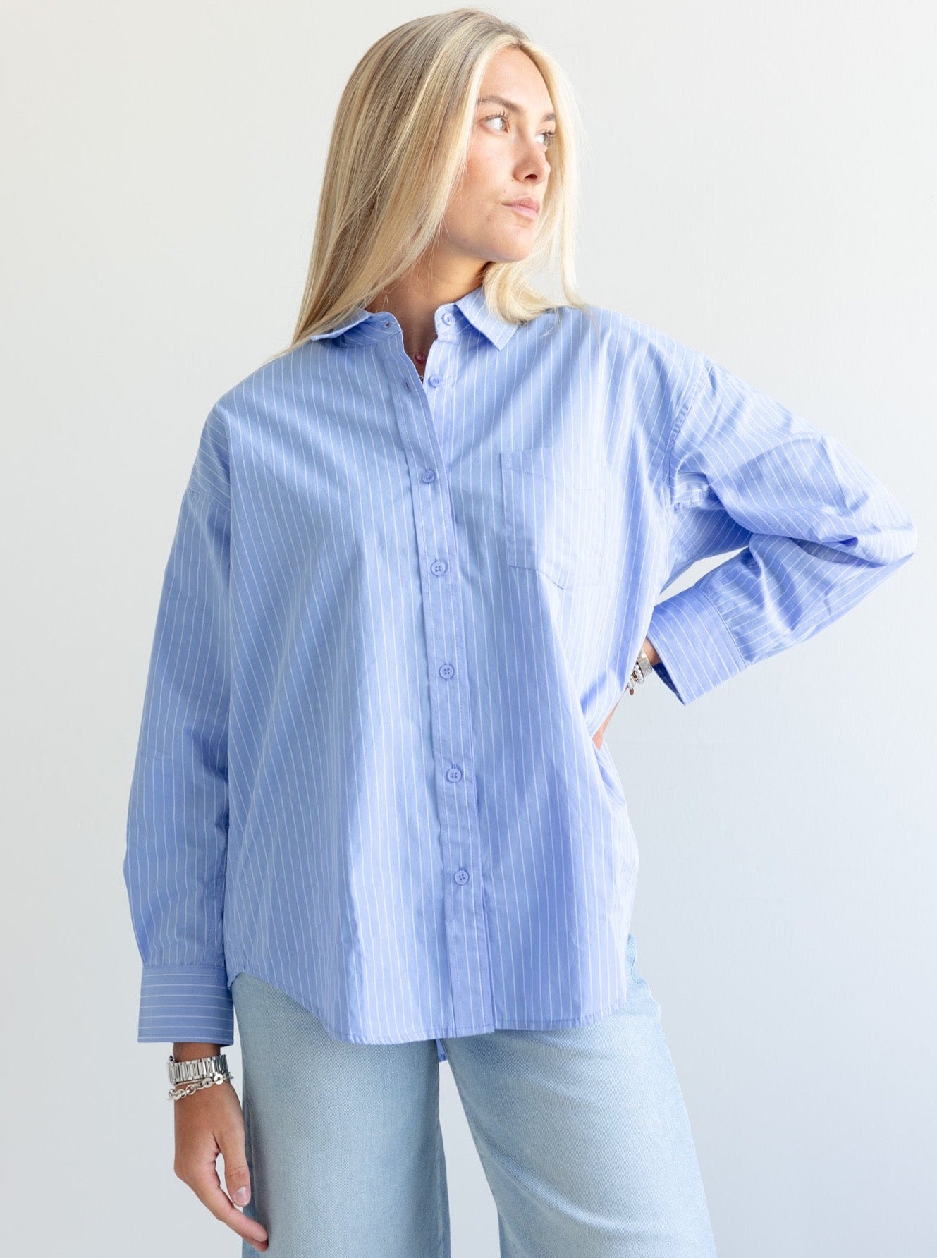 Fordham Blue Oxford