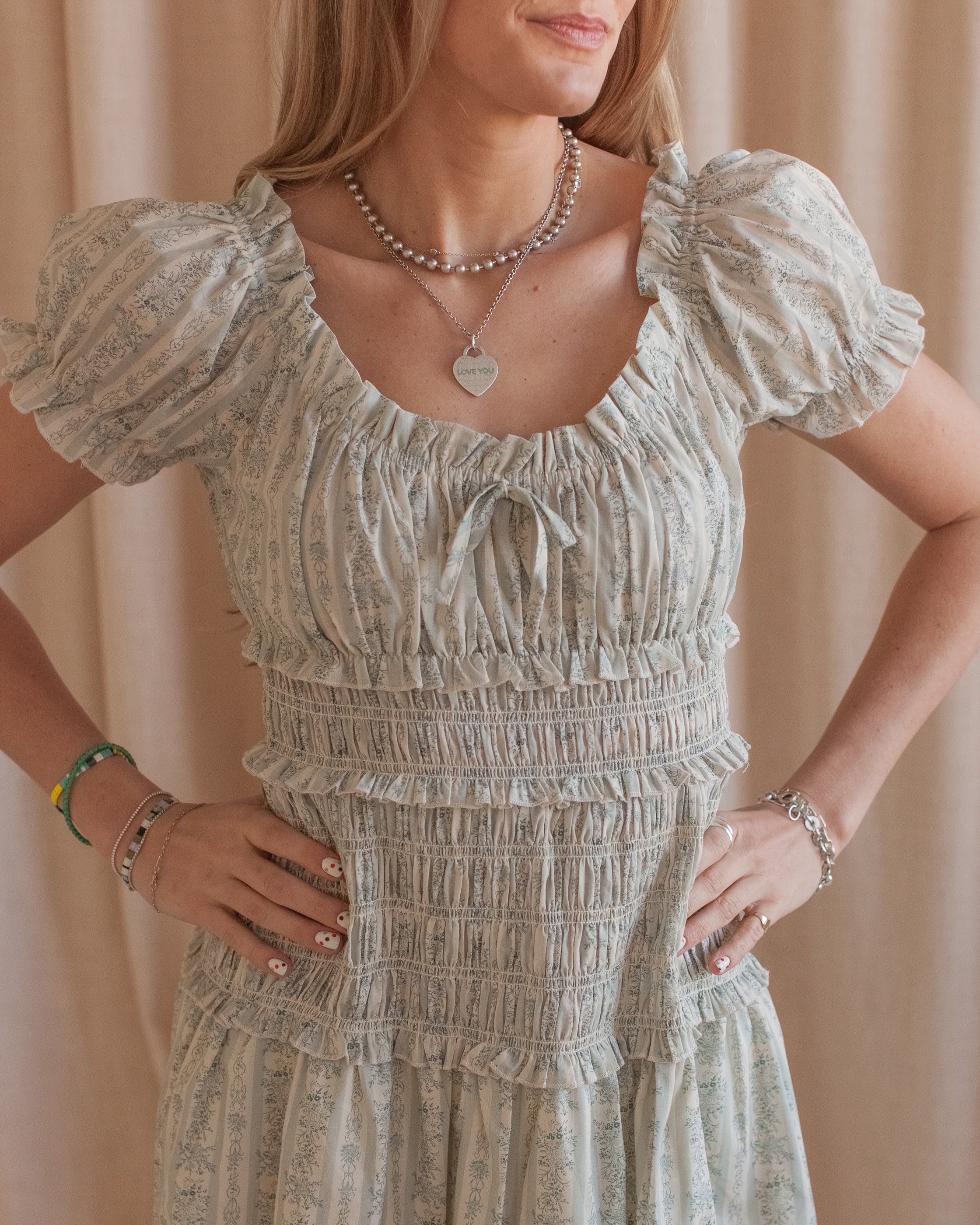 Avery Smocked Midi Dress
