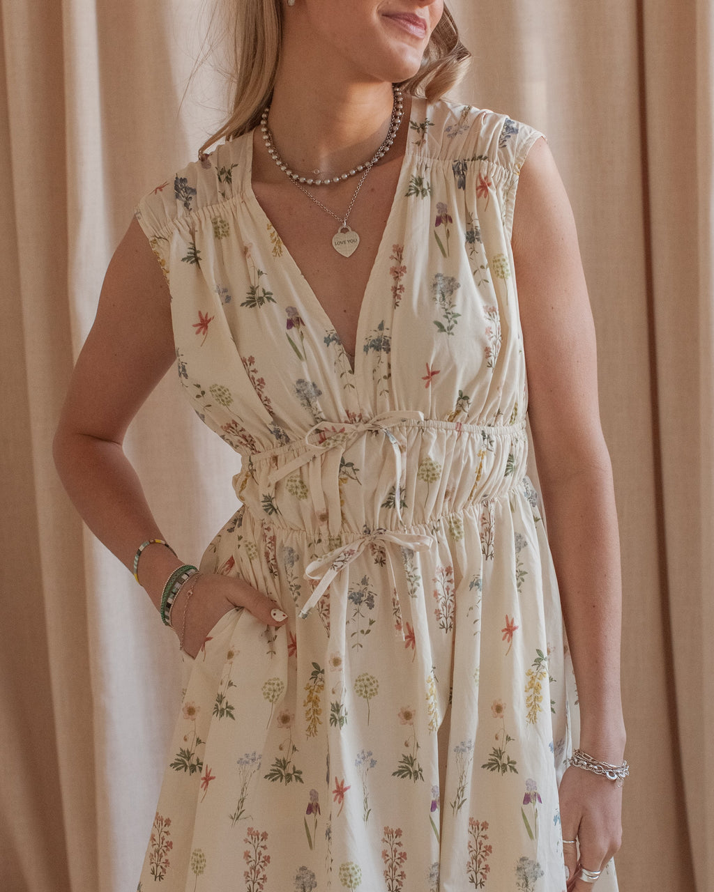 Cecilia Floral Midi Dress