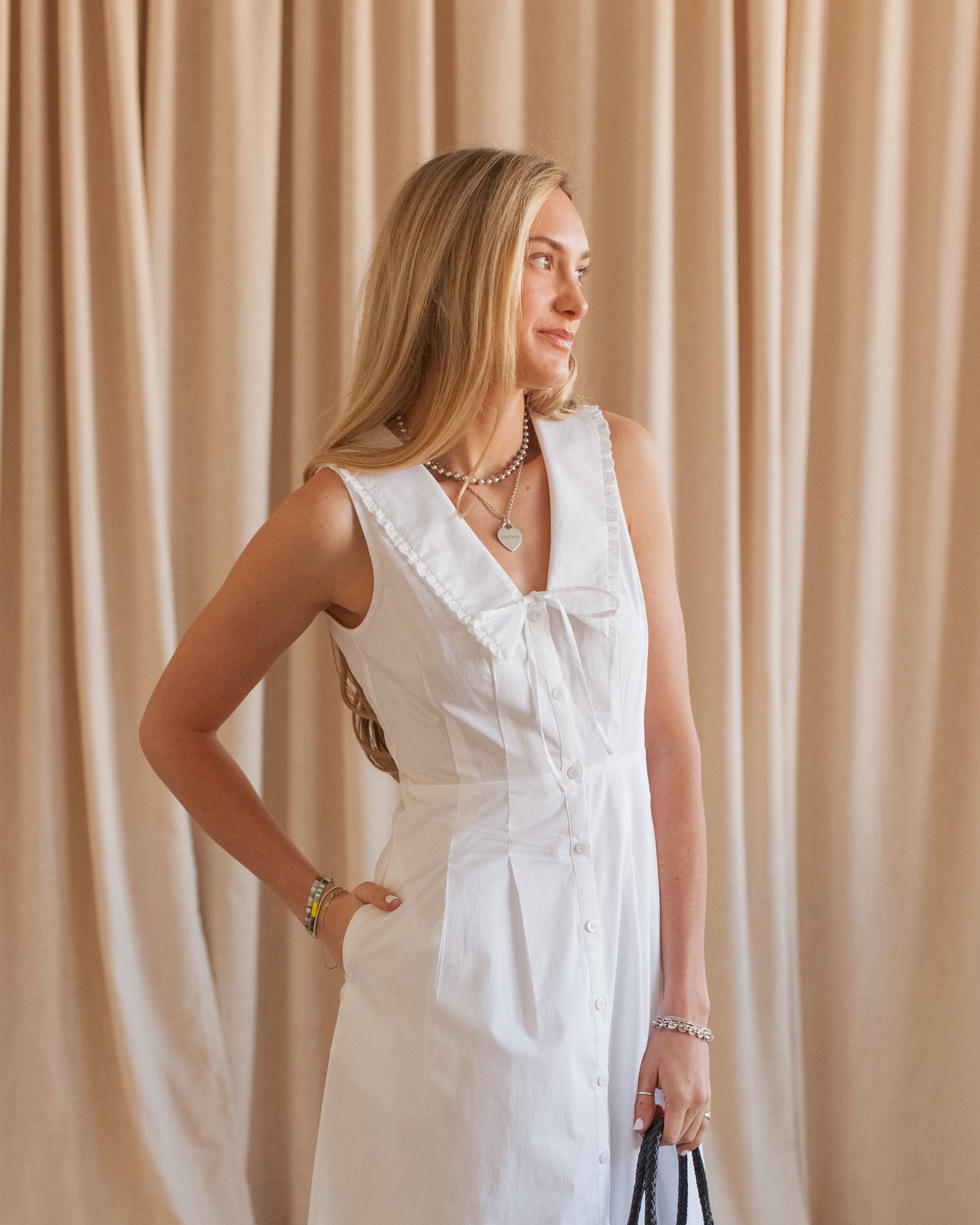Cleo Poplin  Dress
