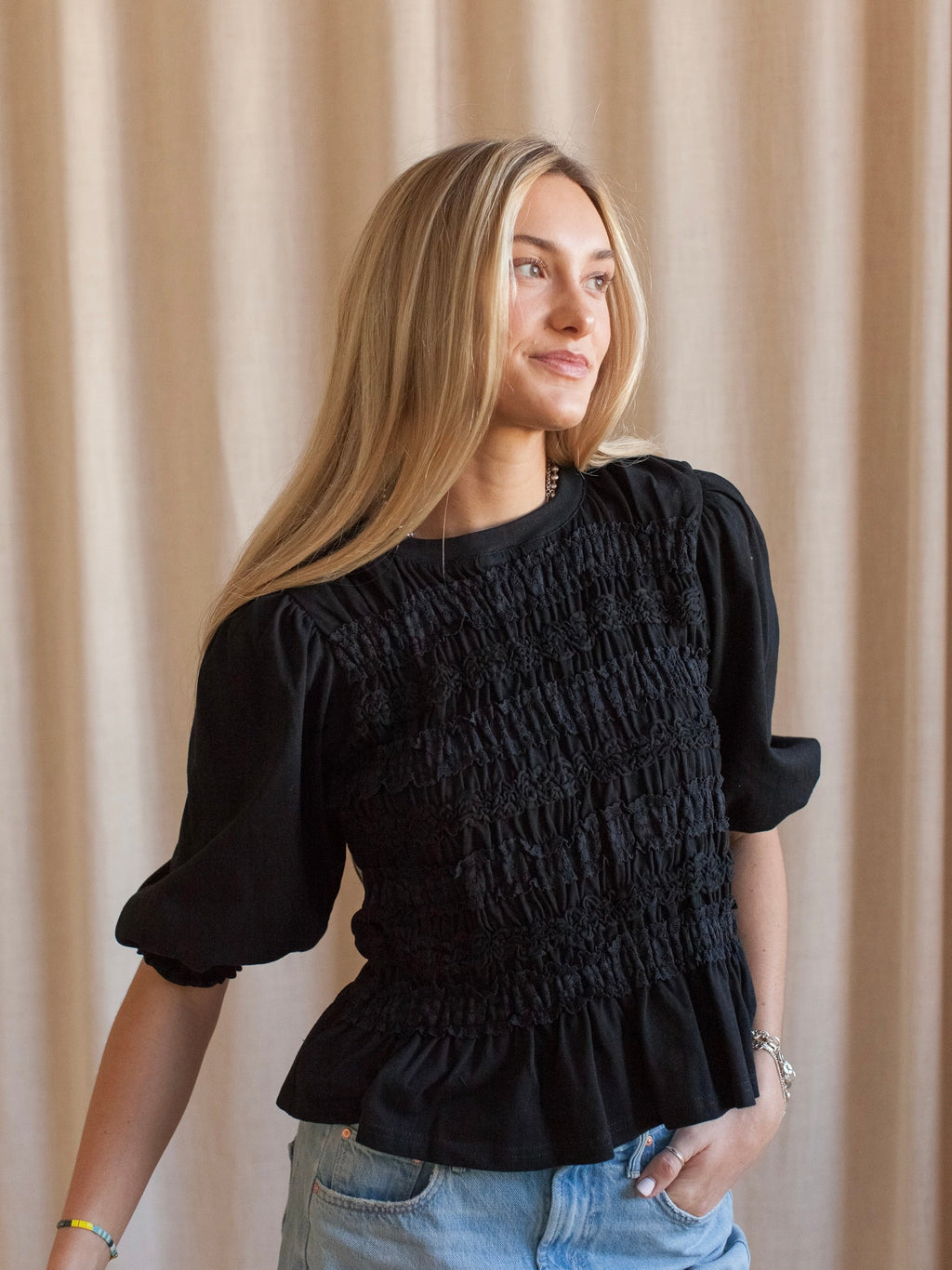 Clarice Smocked Top