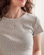Tara Pointelle Tee