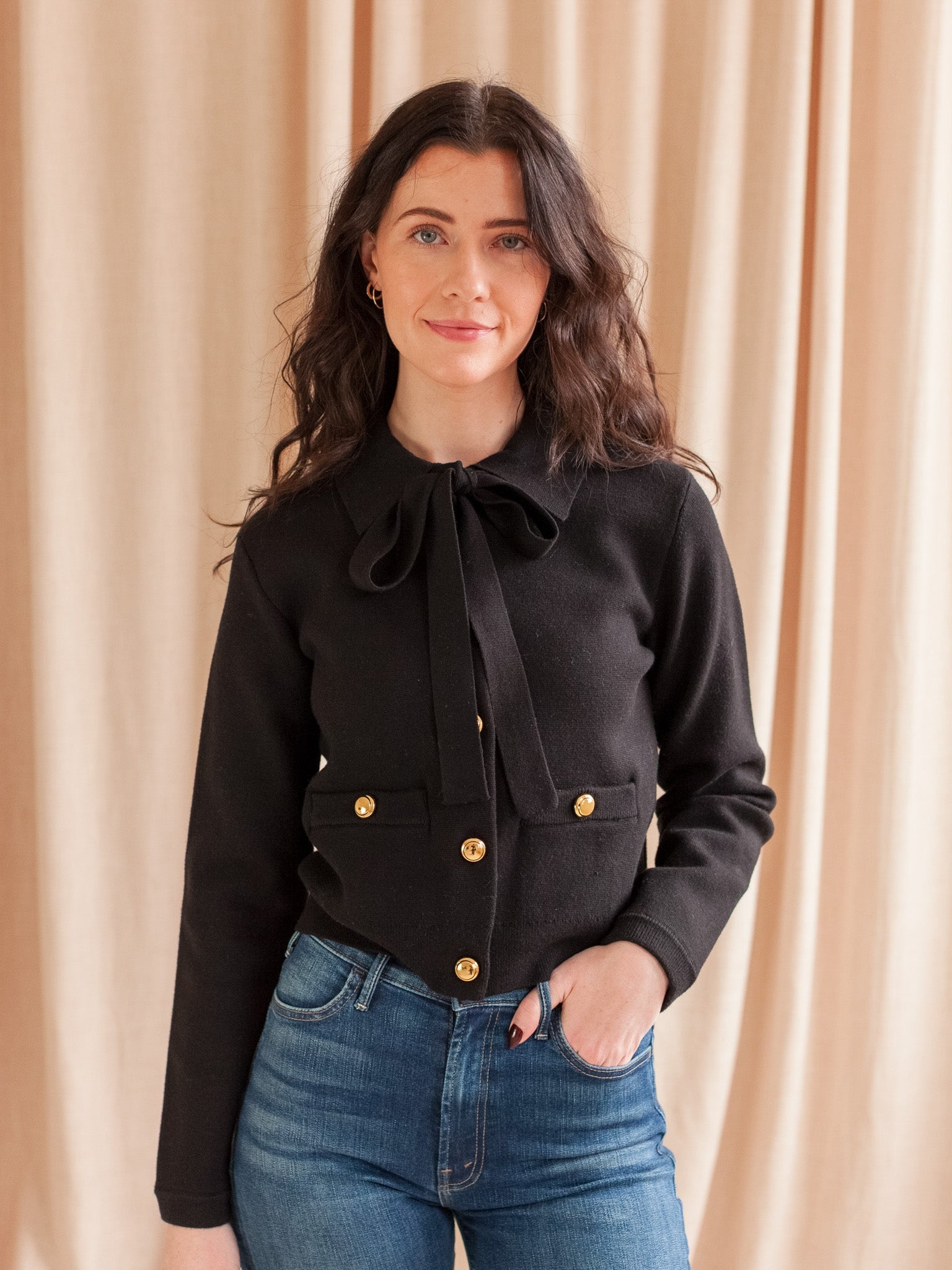 Andrea Bow Cardigan