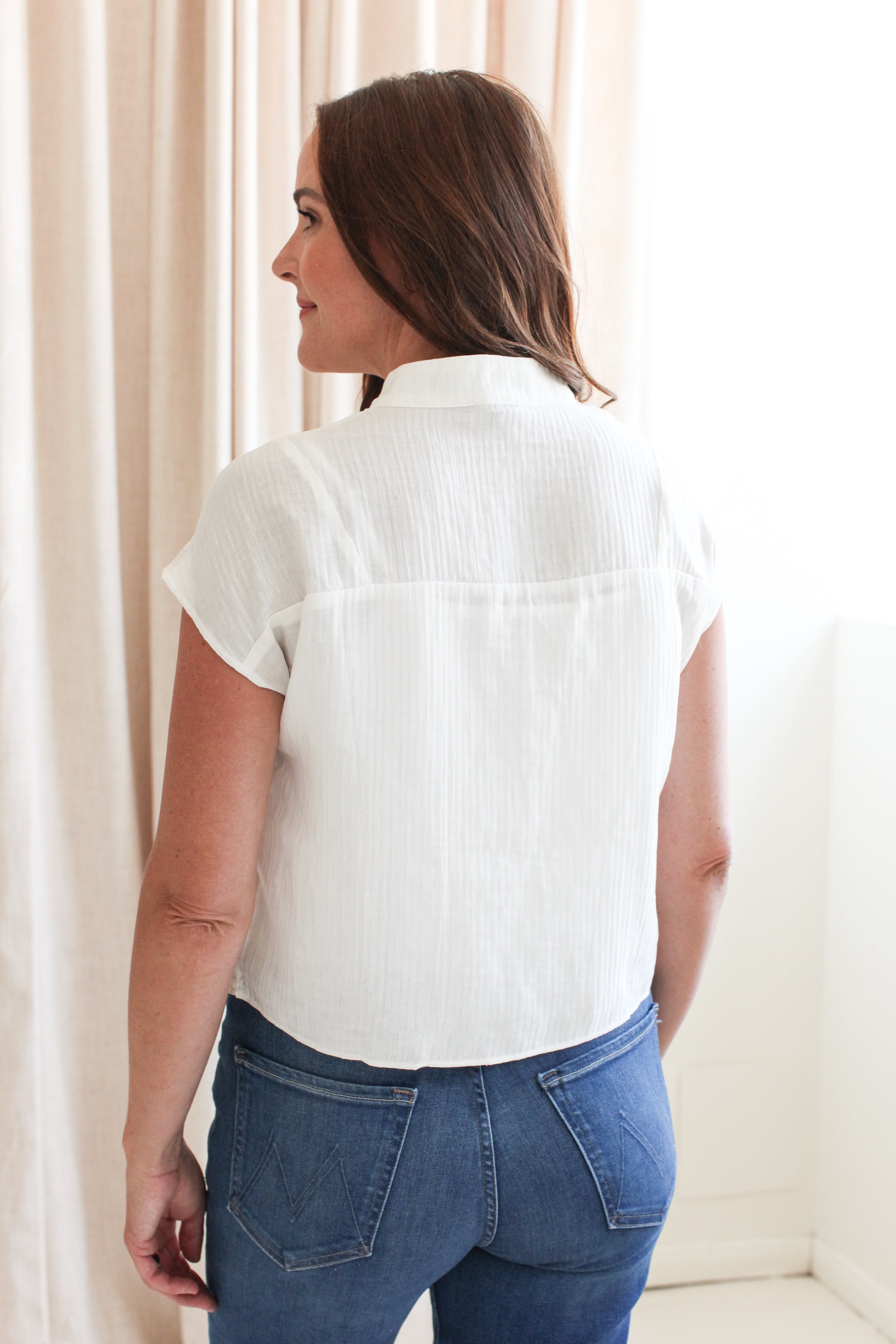 Beth Button Top