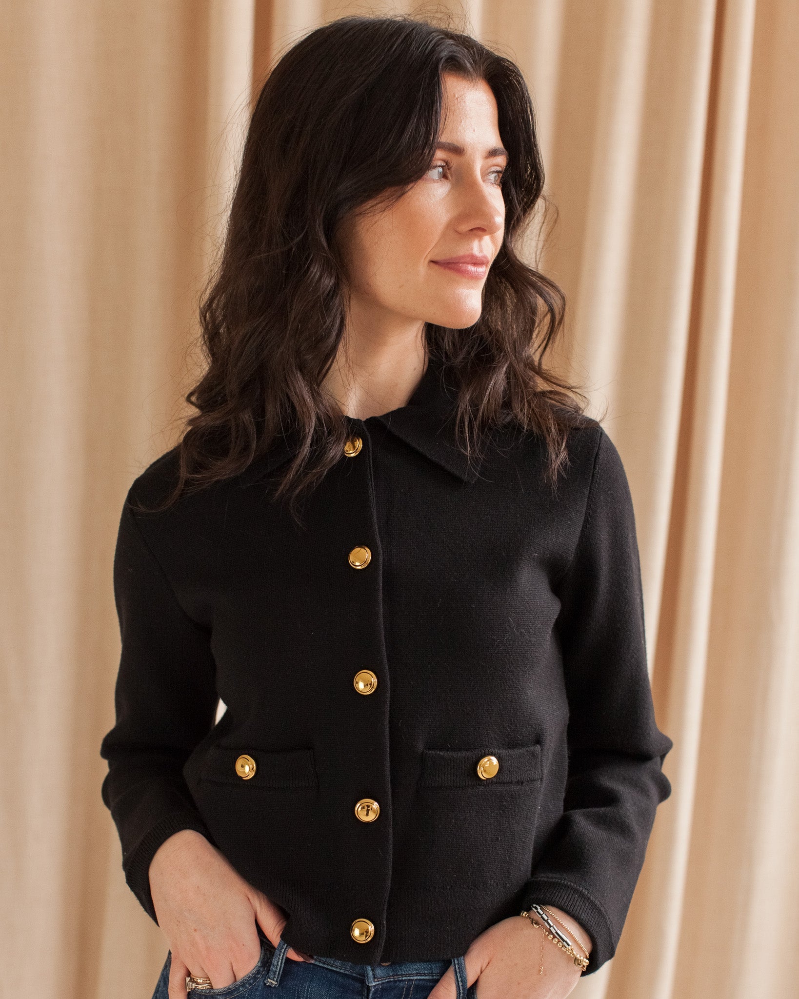 Andrea Bow Cardigan