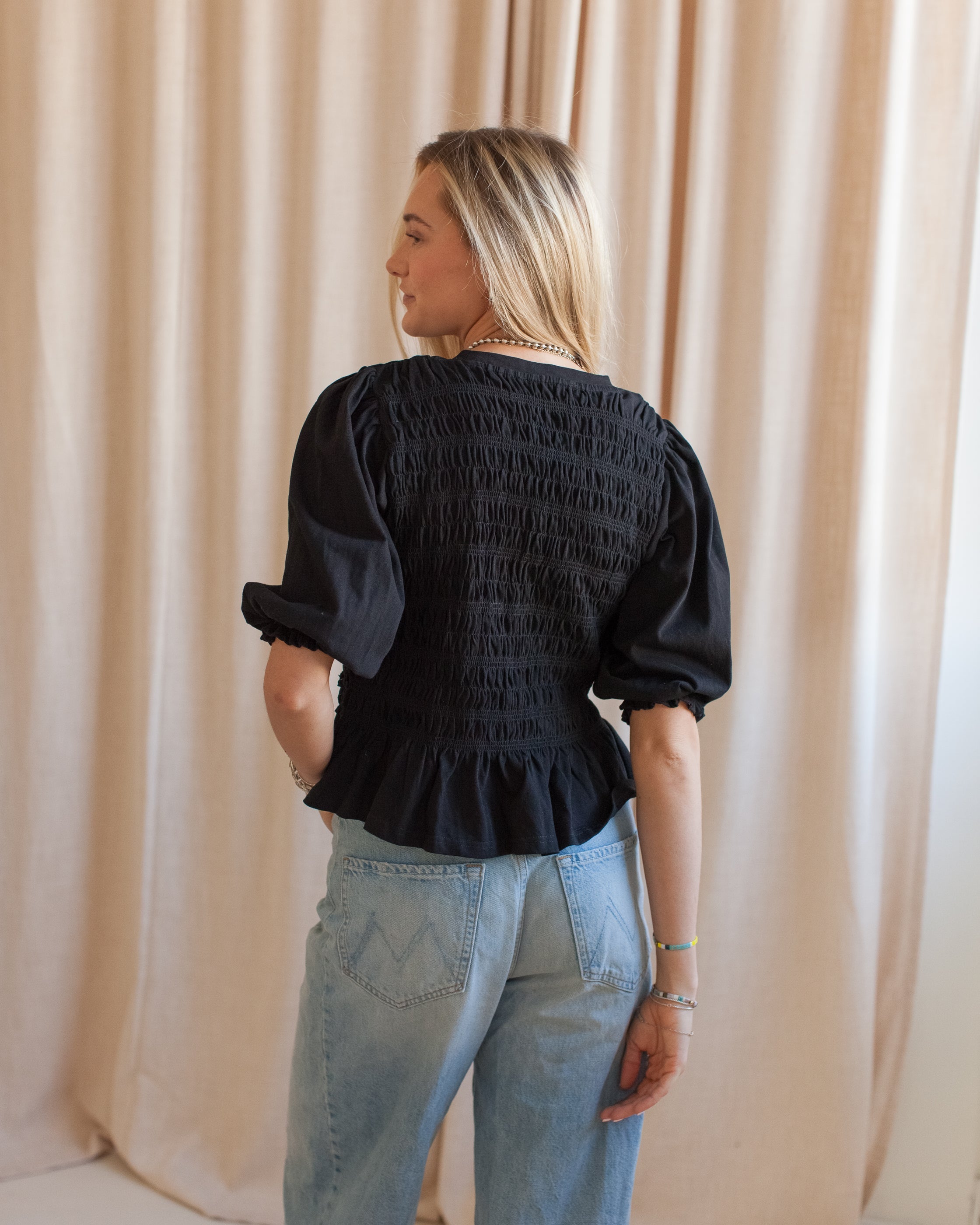 Clarice Smocked Top