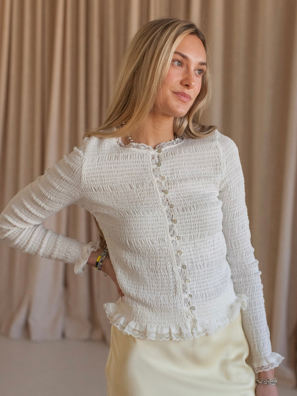 Lani Smocked Blouse
