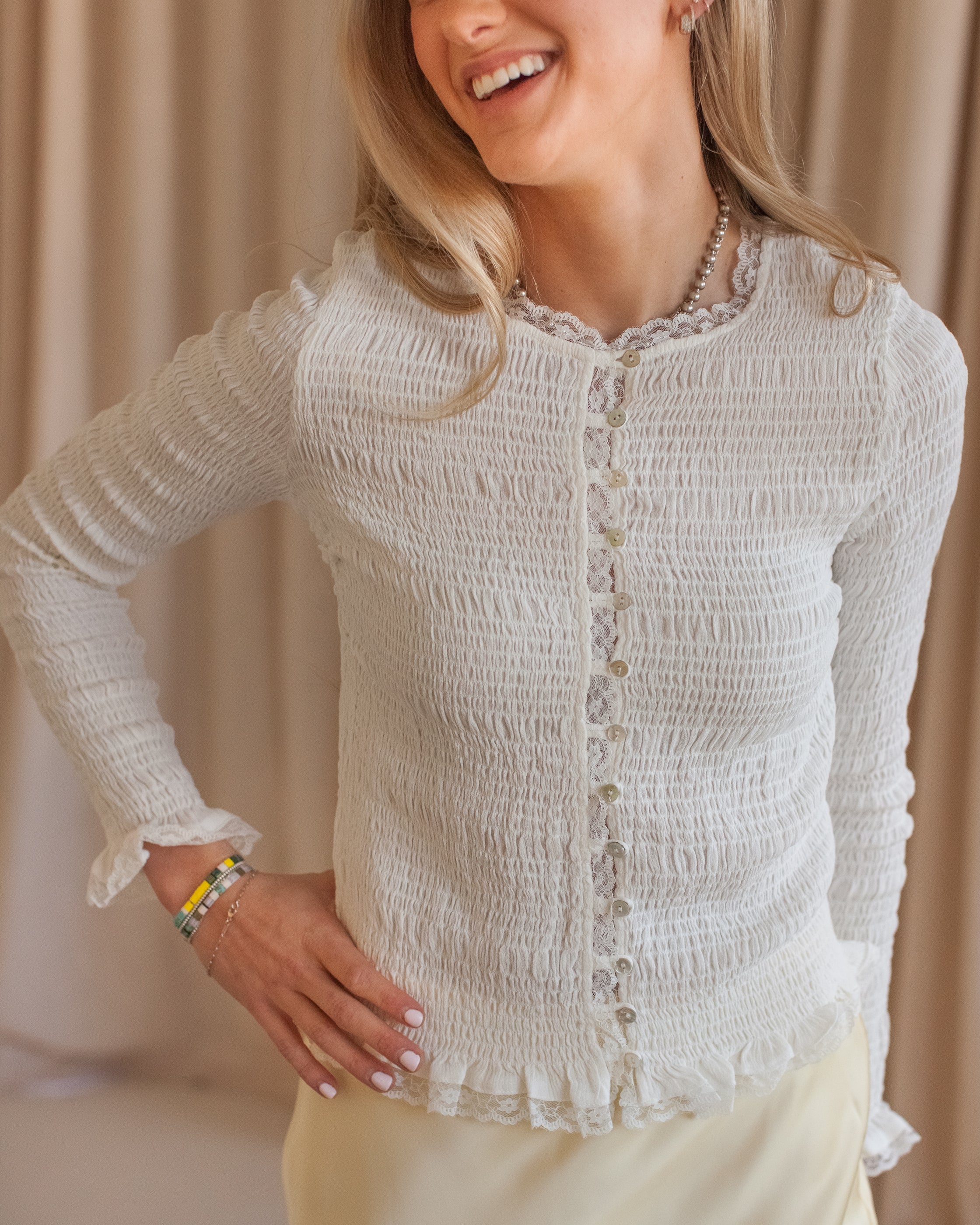Lani Smocked Blouse