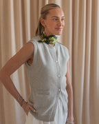 Melody Knit Vest- Grey