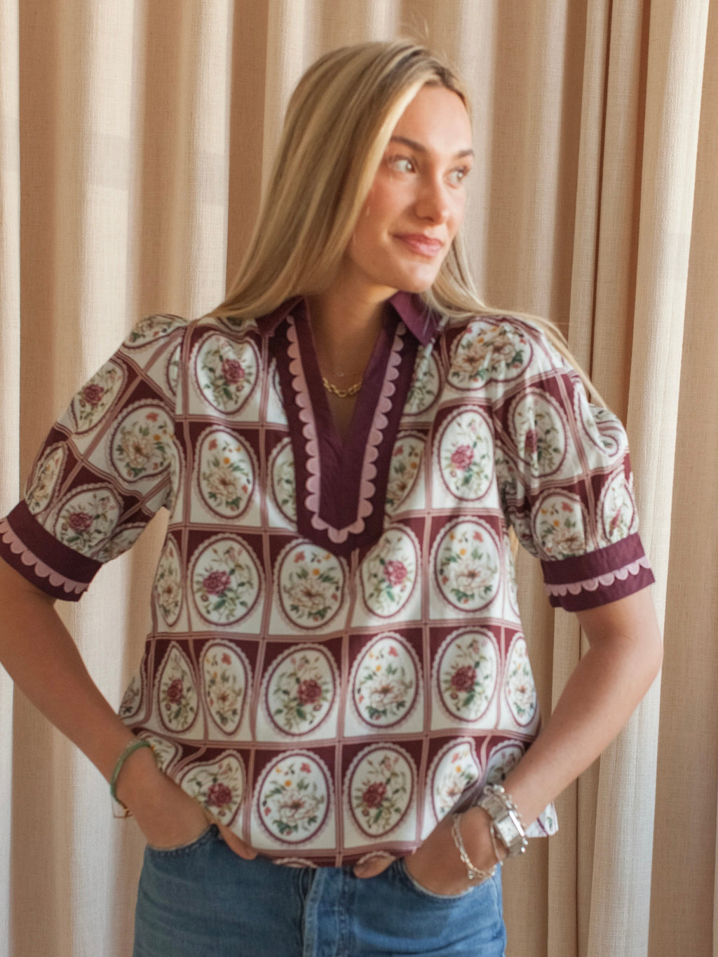 Charlie Floral Blouse