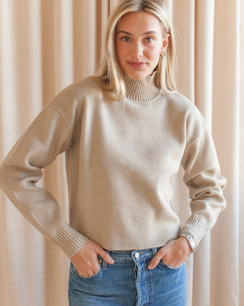 Everett Crop Sweater