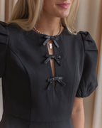 Margaret Bow Midi Dress
