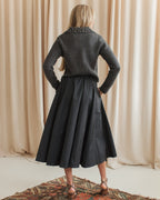 Madison Midi Skirt - Black