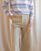 Taylor Wide Leg Pant - Biege