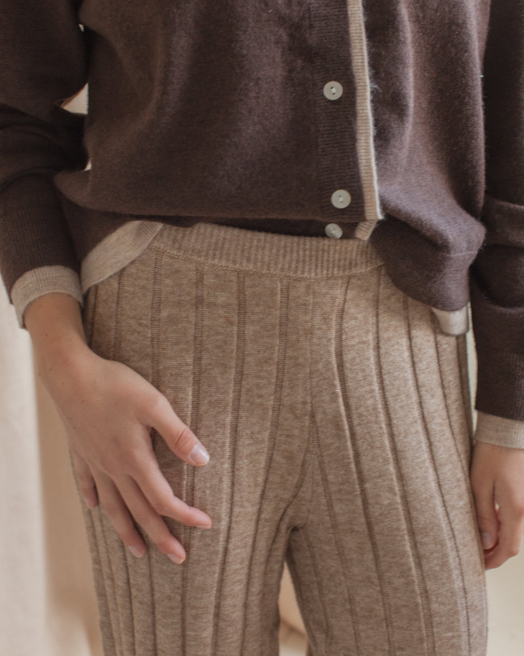 Autumn Contrast Cardigan