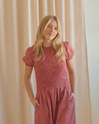 Madeline Smocked Midi Dress