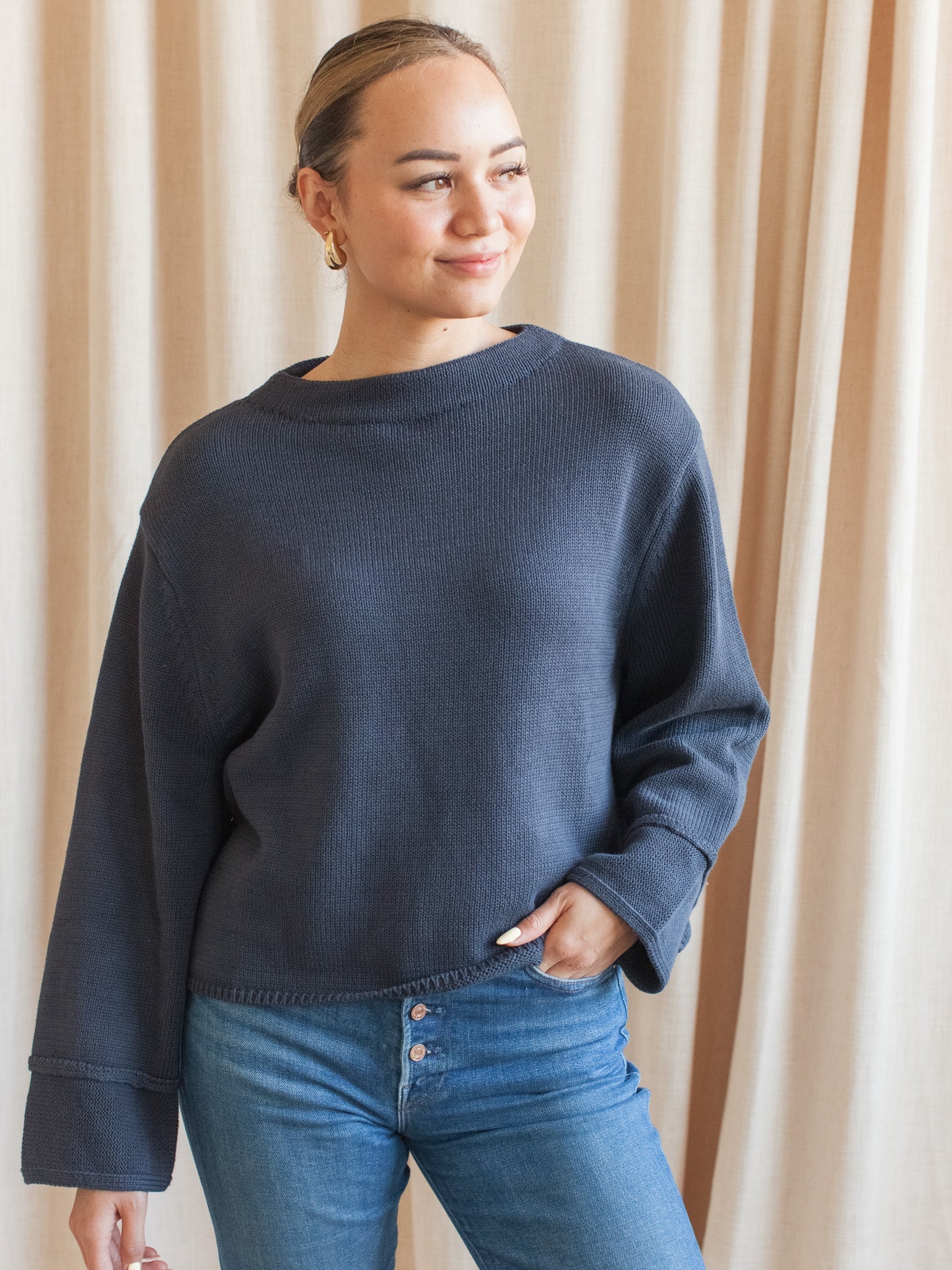 Navy Kensington Knit