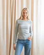 Stevie Striped Tee - Grey
