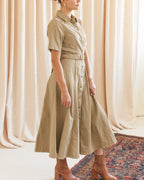 Felicity Belted Midi Dress