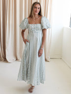 Taylor Puff Sleeve Maxi Dress