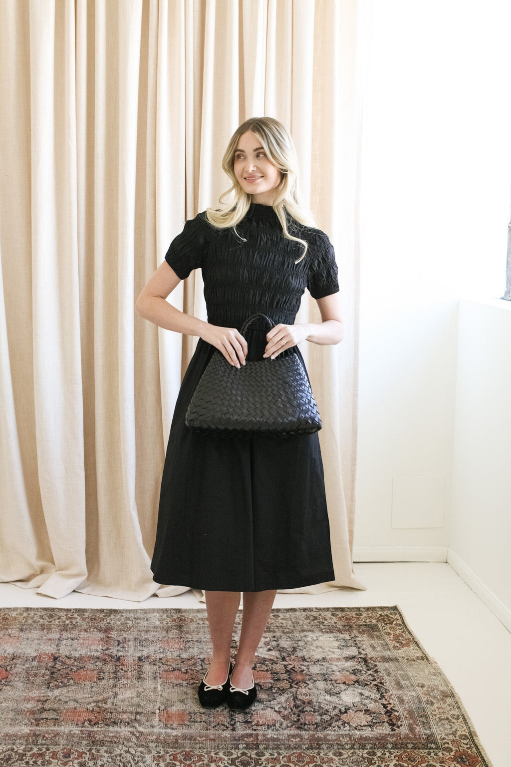 Eleanor Smocked Midi Dress