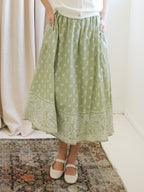 Paisley Midi Skirt