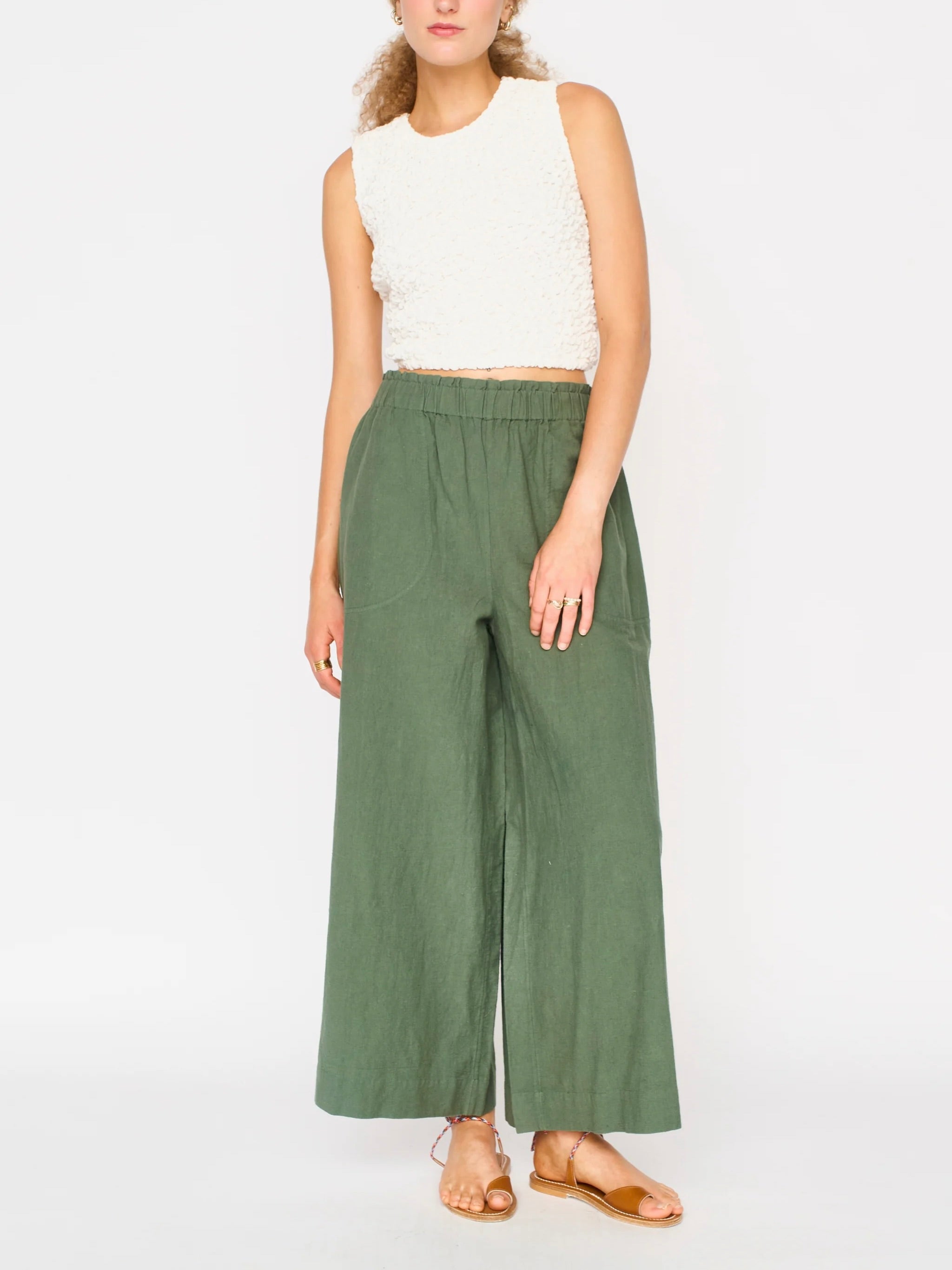 Mirth Pant in Kelp