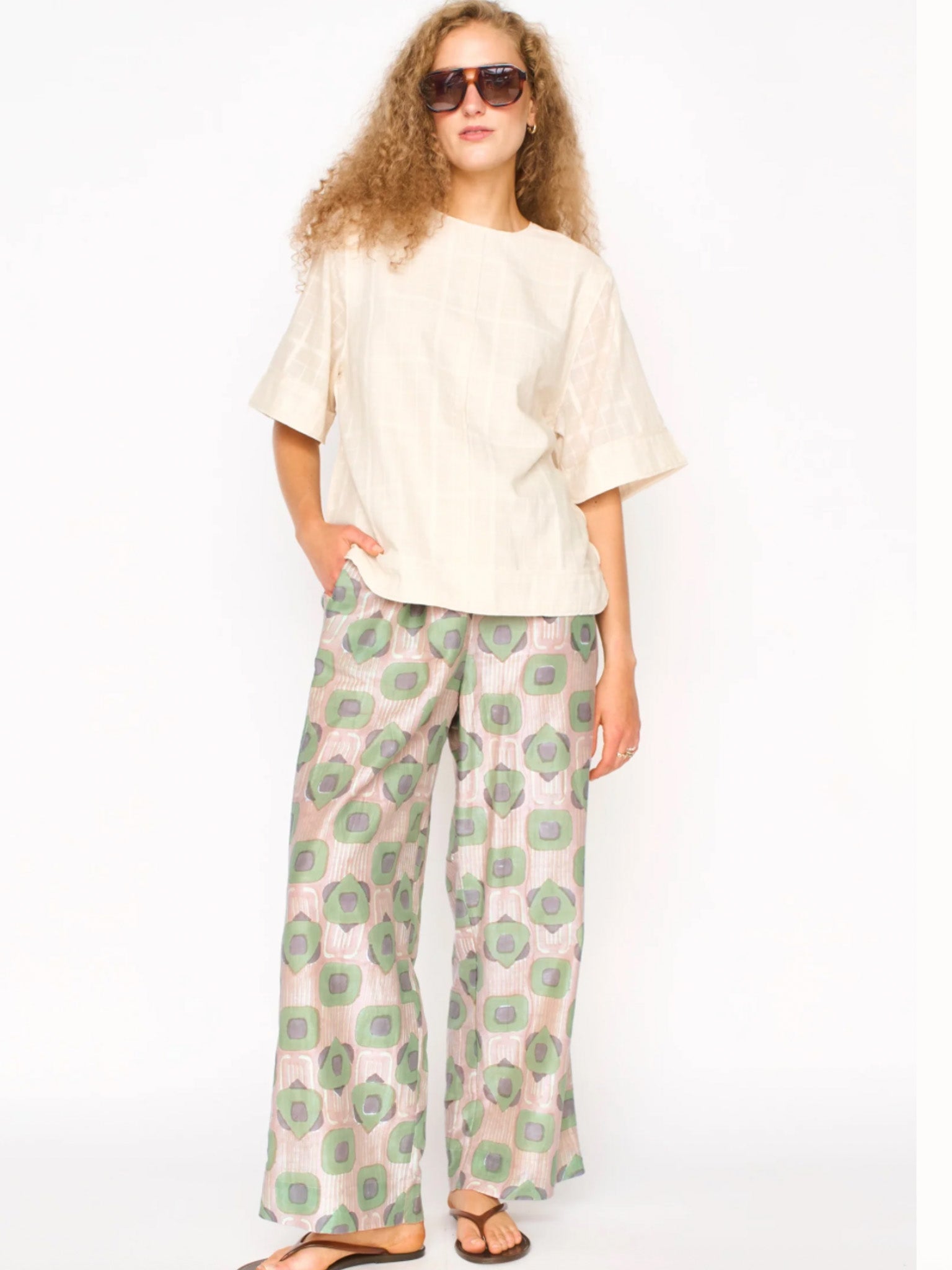 Mirth Baden Pant in Stony Coeur