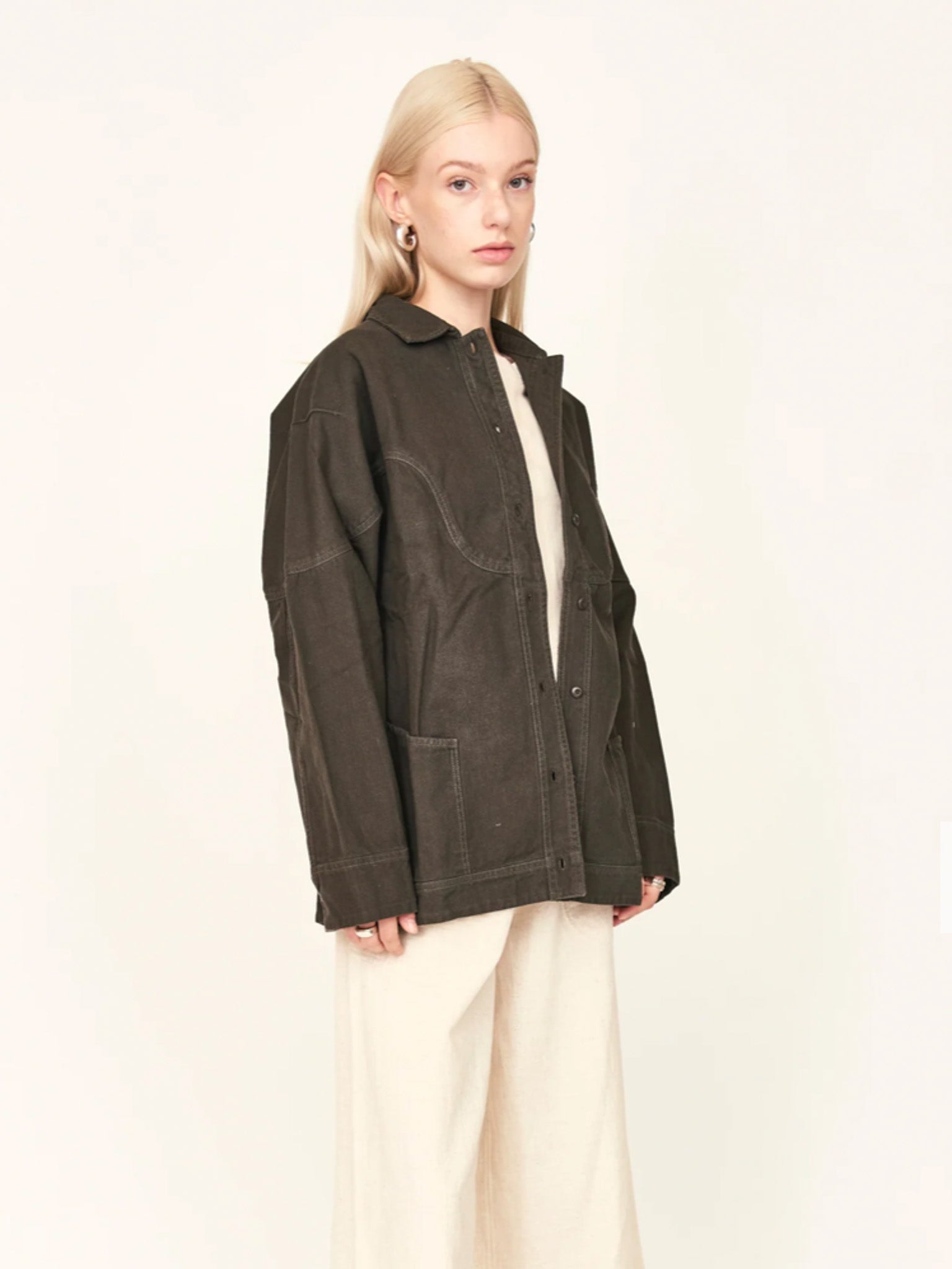 Mirth Teton Jacket in Black Olive