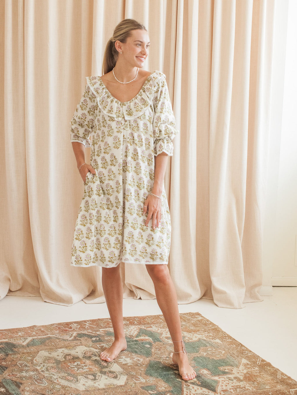 Maison de Frédéric Bennet House Dress- Lilac