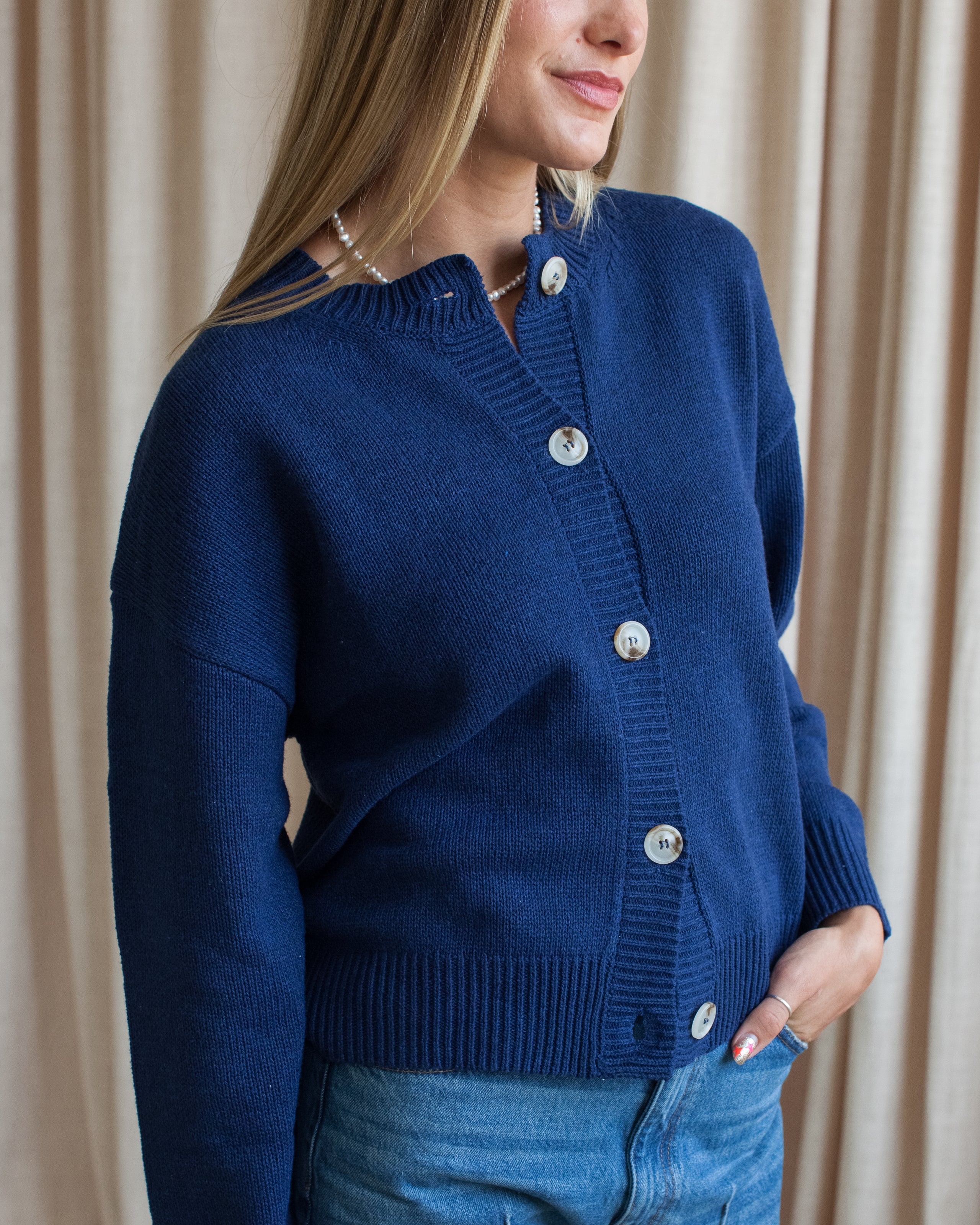 Ophelia Cardigan- Navy