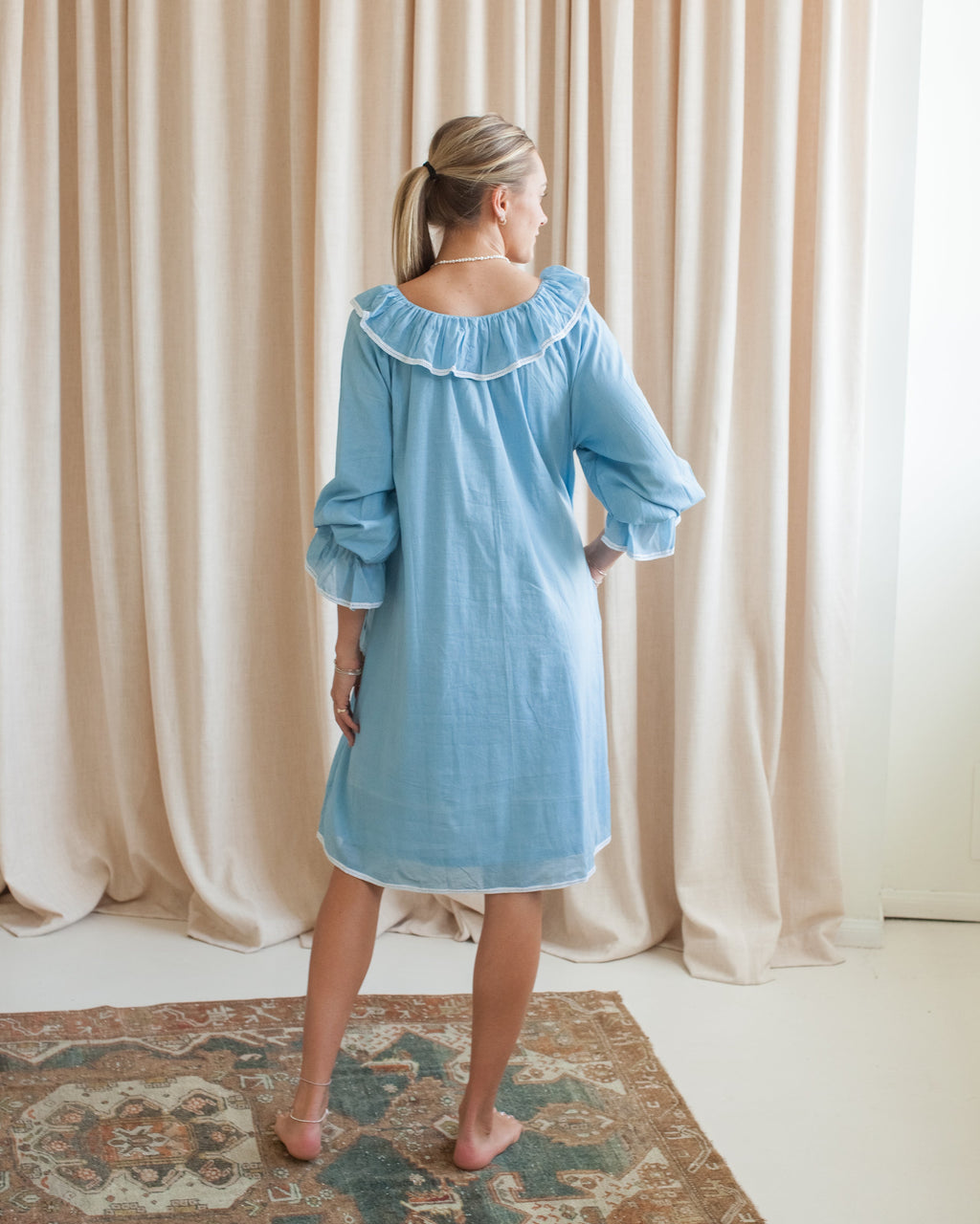 Maison de Frédéric Bennet House Dress- Sky