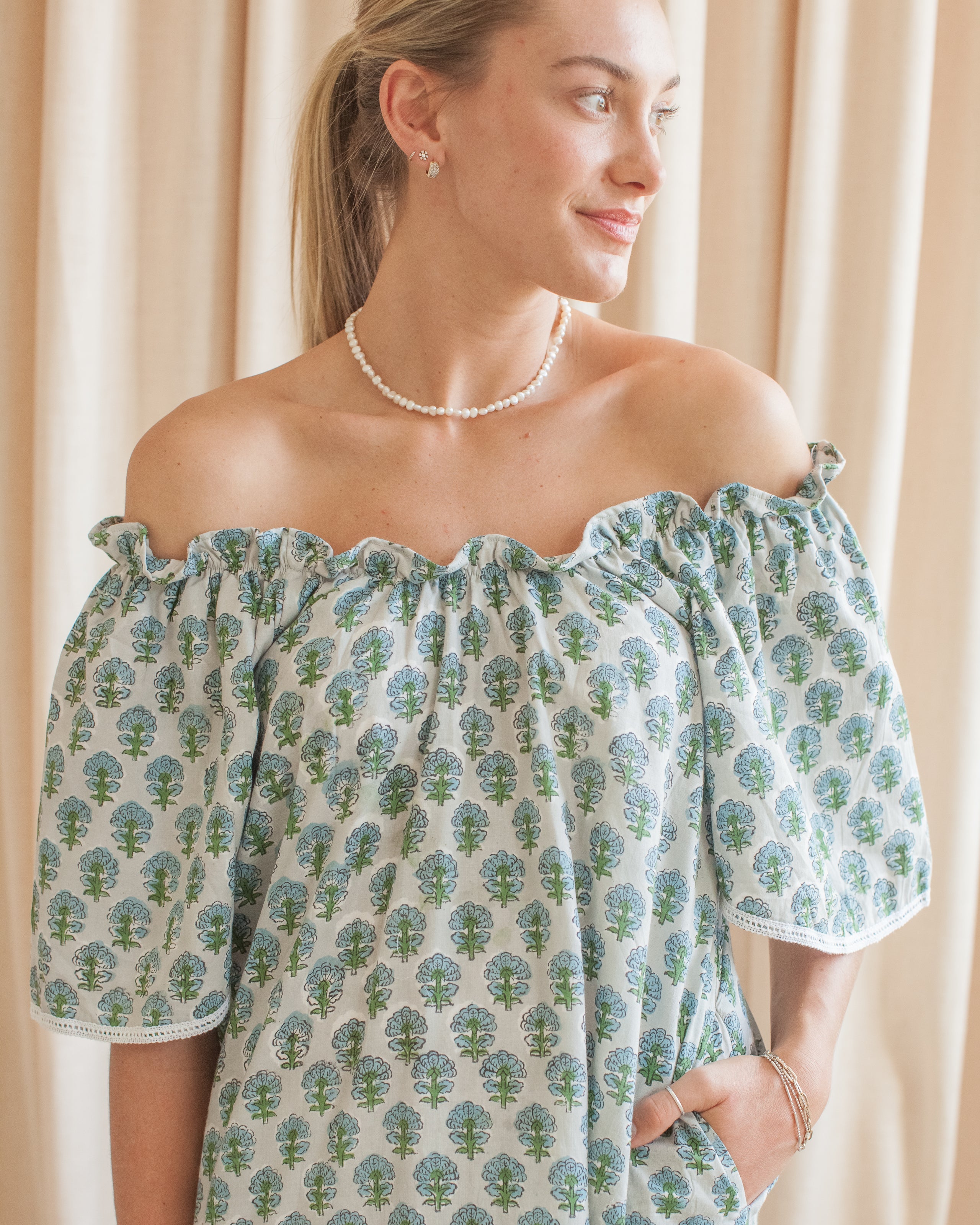 Maison de Frédéric Wendy House Dress- Blue